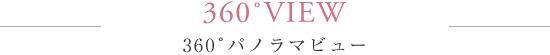 360°パノラマビュー